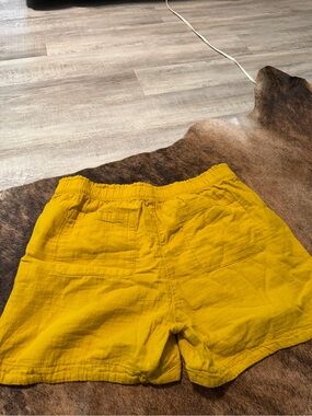 Old Navy Mustard Yellow High-Waist Women’s Shorts